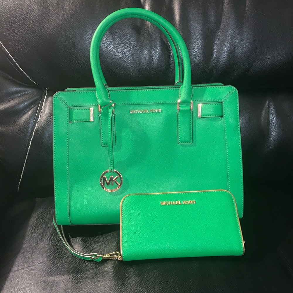 Michael Kors purse and wallet